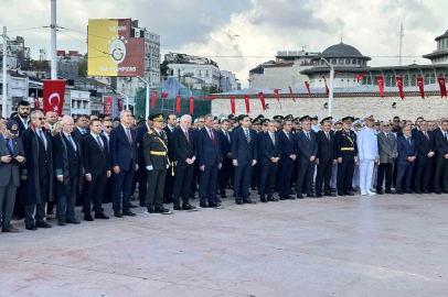 Taksim Meydanı’nda 30 Ağustos Zafer Bayramı töreni
