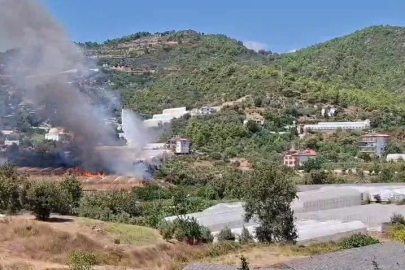 Helikopter pilotunun dikkati sayesinde yangın büyümeden söndürüldü
