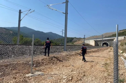 Bilecik’te YHT hattında güvenlik kontrolü
