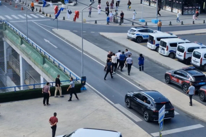 Bayrampaşa Büyük İstanbul Otogarında taksiciler arasında müşteri kavgası
