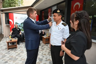 Kırıkkale’de jandarma personeline rütbe terfi töreni
