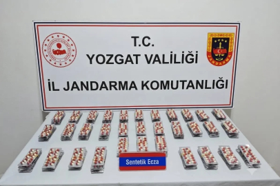 Yozgat’ta bin 848 adet uyuşturucu hap ele geçirildi
