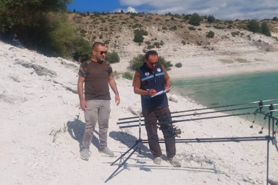 Çavdarhisar Barajı’nda su ürünleri ve avcılık denetimi
