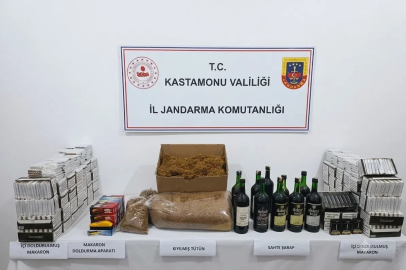 Kastamonu’da 10 litre sahte içki ele geçirildi
