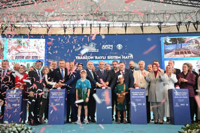 Trabzon’un yarım asırlık hayali raylı sistemin temeli atıldı
