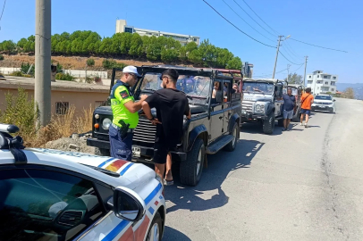 Alanya’da safari araçlarına denetim: 5 araca 233 bin TL ceza
