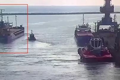 Marmara Denizi’nde batan geminin İskenderun’dan çıkış anı kamerada
