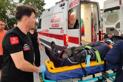 Atakum’da otomobil ile motosiklet çarpıştı: 1 yaralı
