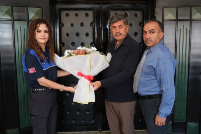Başkan Aksun, zabıta personeliyle bir araya geldi
