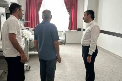 Kaymakam Atış, Dicle Devlet Hastanesini inceledi
