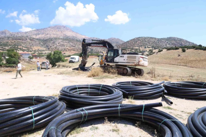 Büyükşehir’den Elmalı Yalnızdam Mahallesi’ne sulama tesisi
