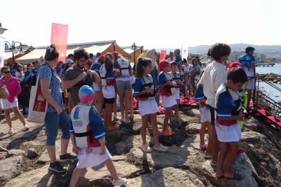 Çanakkale’de gençler, tarih için dalıp yelkenler fora dedi
