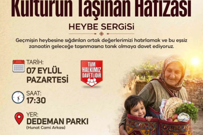 Kültürün taşınan hafızası: Heybe Sergisi, Sanat Melikgazi’de kapılarını açıyor
