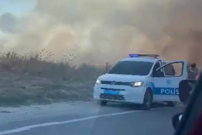 Otluk alanda çıkan yangın itfaiyenin müdahalesiyle söndürüldü
