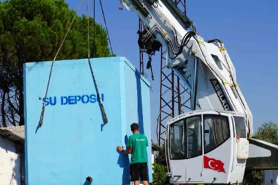 Menteşe’nin Akyer ve Göktepe Mahallelerine kesintisiz su için yeni depolar
