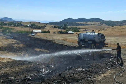 Tunceli’de ot yangını büyümeden söndürüldü
