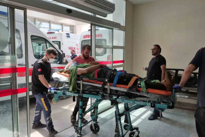 Tütün yüklü römork devrildi: 8 yaralı
