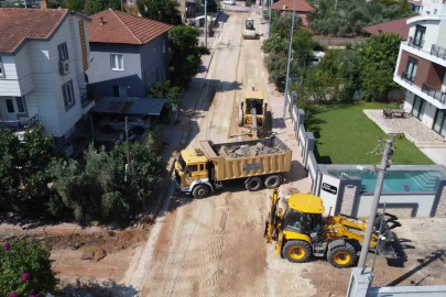 Duacı Mahallesi’nde yol çalışmalarında ikinci etap başladı
