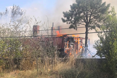 Tekirdağ’da korkutan yangın itfaiye ekipleri ve çiftçiyi harekete geçirdi
