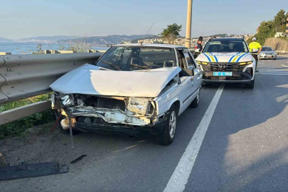 Yola fırlayan köpek kazaya neden oldu: 5 yaralı

