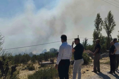 Burdur’da orman yangını
