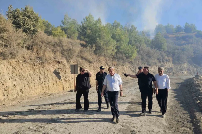 Serik’teki yangının ardından hasar tespit çalışmaları başladı
