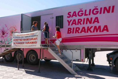 Kanser tarama aracı "Pembe Prenses" Aliağa’da
