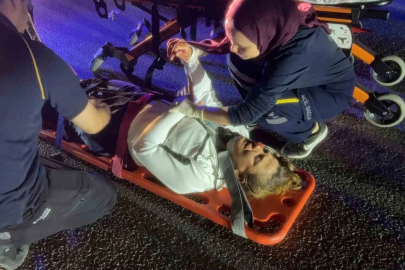Mudanya’da feci kaza: Karı koca ağır yaralandı